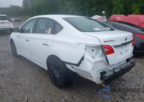 2018 Nissan Sentra S z USA, uszkodzony, nr VIN 3N1AB7AP4JY342029